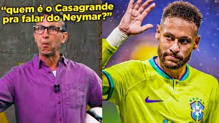 EU NUNCA IMAGINEI QUE O NETO FOSSE DEFENDER O NEYMAR DO CASAGRANDE!!! NETO DEFENDE NEY!!!