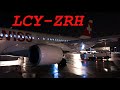 Swiss A220 - London City to Zurich! [FULL HD]