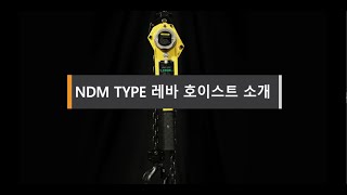 대산NDM TYPE 레바 호이스트 소개