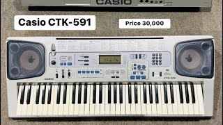 Casio Ctk-591 keyboard Sound review  🎹 ( Wilsons music instruments Whatsapp no 03371476660)