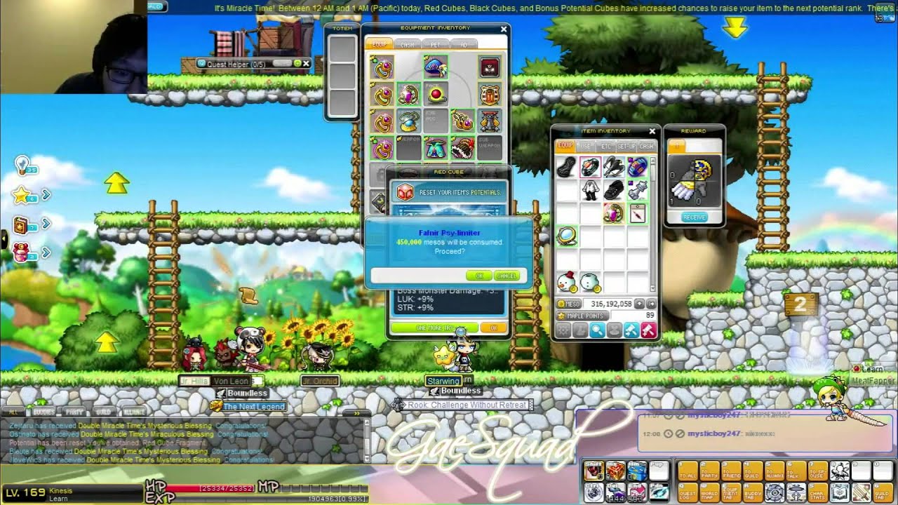 Maplestory Miracle Time Youtube
