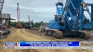 Talibon-Bien Unido jumbo bridge set to be completed by December