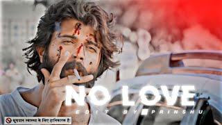 No Love Status || Vijay Devarakonda || World Famous Lover || Movie Clips Edit || By @PrinshuEditz