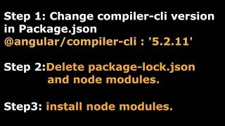 IONIC - Fix cannot find module '@angular/compiler-cli/ngtools2' in Ionic3