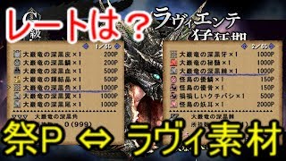 【MHF】【速報】俺氏「祭P、第３の不退珠作成の助っ人」ついにきた褒賞祭！レートを見ると・・・交換するおススメの素材は！？【モンハン】