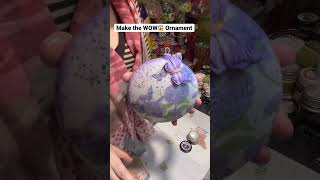 Handmade Spring Ornament DIY. Decoupage DIY. #decoupage #handmadeornaments #shortsvideo