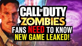 MASSIVE NEW CALL OF DUTY GAME LEAKED – ALL ZOMBIES FANS TAKE NOTE!