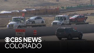 Northbound I-25 reopens south of Denver after deadly, multi-vehicle crash, police say
