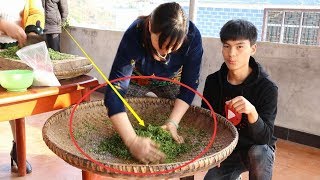 The rural elder sister, hand-made an ancestral delicacy