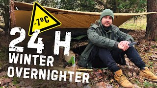 Winter Overnighter bei  -7 Grad