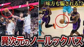 【味方も取れない？！】NBAで異次元のノールックパスをする選手【NBA】