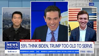 Brilyn Hollyhand DEBATES Victor Shi about Biden LIVE on NewsNation: 2/12/24