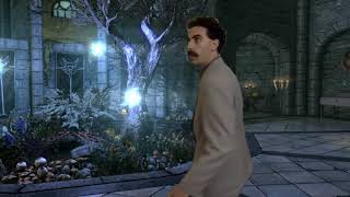 Borat in Skyrim - King in the castle