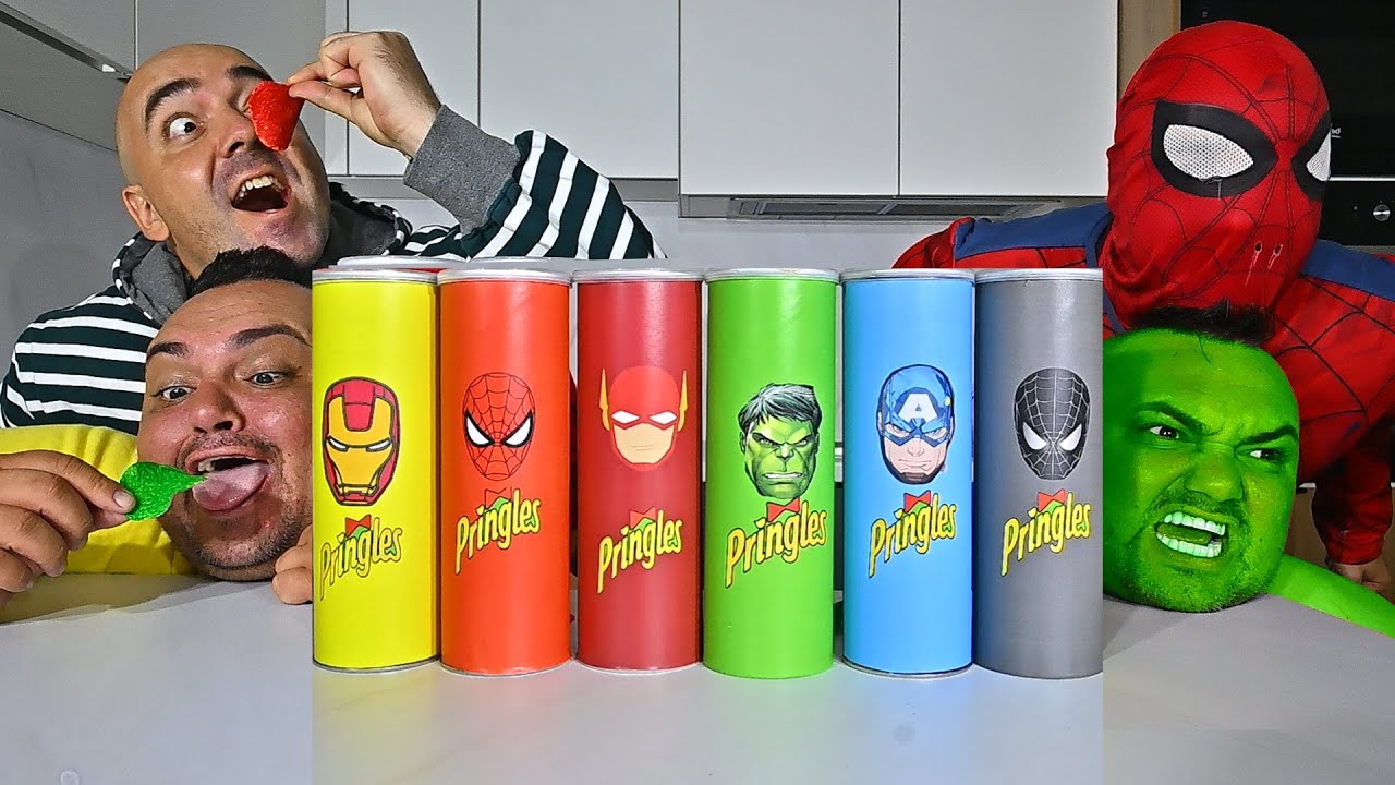 Superhero Pringles Transformation Youtube