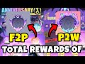 TOTAL REWARDS FOR BURNING BEAT FEAST CALCULATION F2P & P2W | DISLYTE