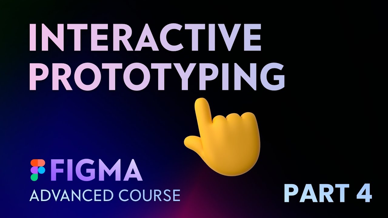 Figma Advanced Course Part 4 - Interactive Prototyping - YouTube