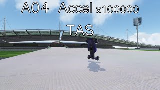 (Outdated) [Trackmania TAS] A04 Accelration x10000 in 3.06 (-1.22)