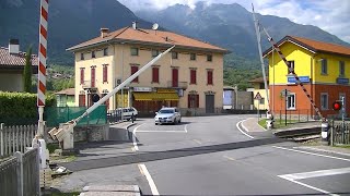 Spoorwegovergang Ceto-Cerveno (I) // Railroad crossing // Passaggio a livello