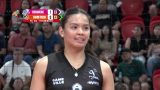 Caitlin Viray STEPS UP for Farm Fresh vs. Creamline in Set 2 🍦 | 2024-25 PVL All-Filipino Conference