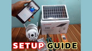 Intelligent Solar Energy 4G Alert PTZ Camera Full Setup Tutorial 2024