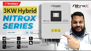 Inverex Nitrox 3KW Hybrid 5G Solar Inverter Unboxing, Review and Price. Why Nitrox is Expensive ?