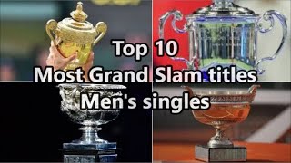 List of Grand Slam men's singles champions. Most Grand Slam Championships won by Male Tennis Player