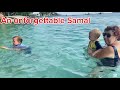 Vacation on the island of Samal of a Russian family