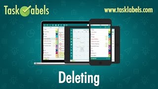 TaskLabels Tutorial Screencast: Deleting
