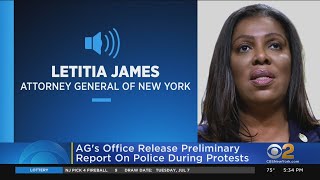 AG's Office Releases Preliminary Report On Police During NYC Protests