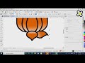 coreldraw tutorial for beginners design a lotus bjp logo