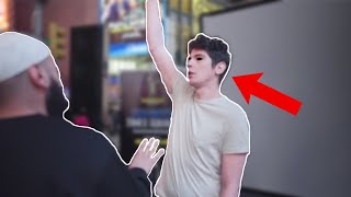 POSSESSED Christian does THIS to Muslims! Taraweeh in Times Square