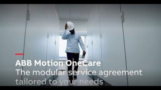 ABB Motion OneCare - The modular service agreement tailored to your needs