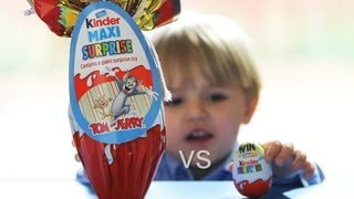 Kinder MAXI vs Kinder Surprise Egg-s​​​