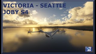 Victoria Harbor (CYWH) to Seattle - Boeing Field (KBFI) | Joby S4 | MSFS 2024