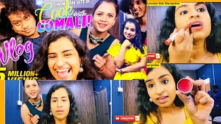 super singer sivaangi from the set of cook with comali makeup Fun Vlog 😂| @bulgartsstart