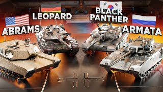 Сравнение Лучших Танков в Мире | Армата vs Abrams vs Leopard vs Black Panther