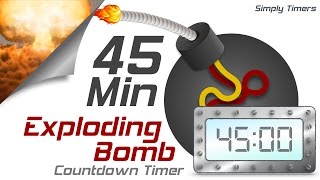 45 min exploding countdown timer