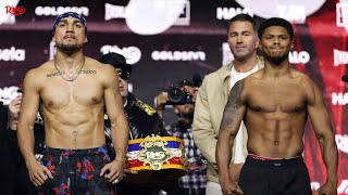 HEATED FACE OFF! Teofimo Lopez vs Shakur Stevenson | FULL WEIGH IN