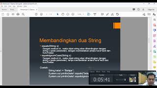 Operasi String Pertemuan 5