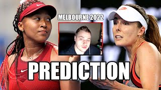 Naomi Osaka (大坂 なおみ) vs Alize Cornet MELBOURNE 2022 PREDICTION