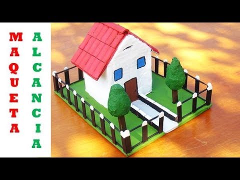 Maqueta De Casa De Cartón / How To Make A Model With Recycled Materials ...