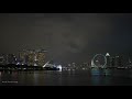 singapore 8k city night view at marina barrage