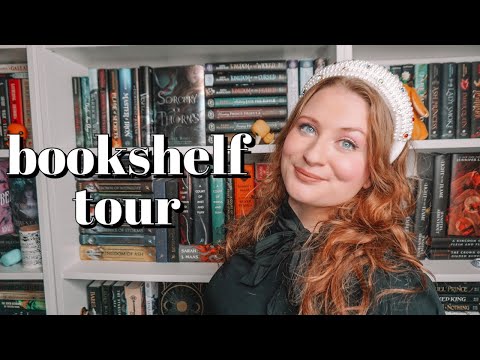 BOOKSHELF TOUR my overflowing and comfortable family library