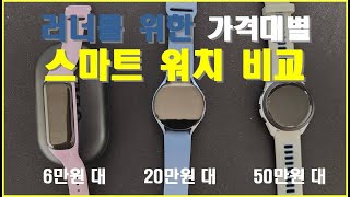 러너들을 위한 스마트 워치 가격 비교, 러너 성향에 따른 워치는 어떤걸까요??