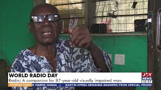 World Radio Day: Radio; a companion for 87-year-old visually impaired man