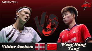 Men's Singles | Weng Hong Yang (CHN) vs Viktor Axelsen (DEN) | China Masters 2025 Badminton