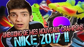 UNBOXING DE MES NOUVEAUX CRAMPONS DE FOOT 2017 !!