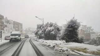 la neige en Kabylie magnifique