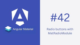 Radio buttons with MatRadioModule