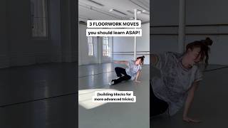 3 Floorwork tricks you should learn ASAP! #dance #floorwork #contemporarydance #acrobatics #acro